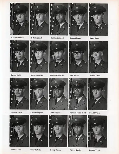 Company D-2-1 1977 Fort Knox Basic Training Recruit Photos, Part 7 (Lorents Schenk-Rodger Treat).