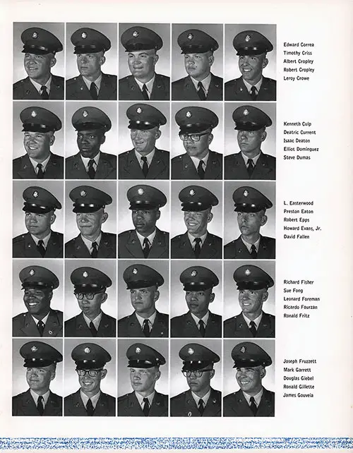 Company A 1965 Fort Ord Basic Training Recruit Photos, Part 3 (Edward Correa-James Gouveia).