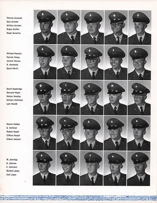 Company A 1965 Fort Ord Basic Training Recruit Photos, Part 4 (Thomas Granada-Jack Joyce).