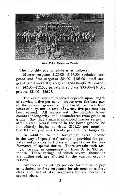 Pay and Grades (Concluded). (Soldier's Life, 7 April 1939)