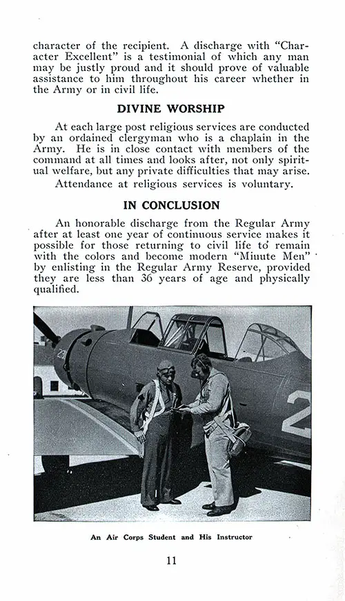 Character Rating (Continued), Divine Worship, and Conclusion. (Soldier's Life, 7 April 1939)