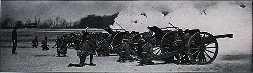 Field Artillery Battery at Firing Practice. (Soldier’s Life, 7 April 1939)