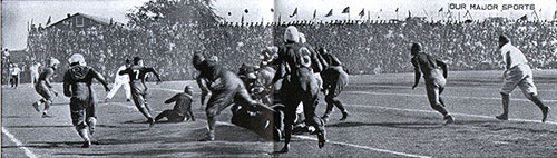 Thrilling Moment in an Army Football Game. (Soldier’s Life, 7 April 1939)