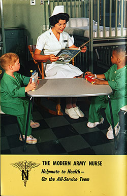Army Nurse Brings Holiday Cheer – Army Digest, December 1963