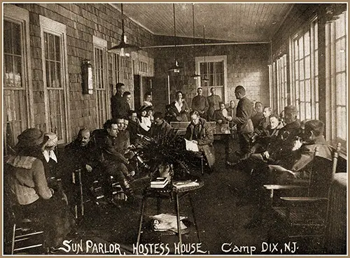GGA Image ID # 1ce56dbb76 Camp Dix Hostess House Sun Parlor.