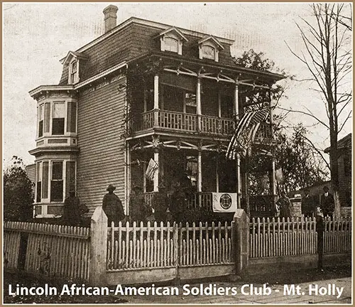 GGA Image ID # 1ceccfaa50 Lincoln African-American Soldiers Club, Mt. Holly, NJ