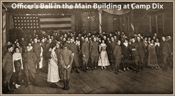 GGA Image ID # 1ceb74b783 Officer's Ball in the Main Bulding at Camp Dix.