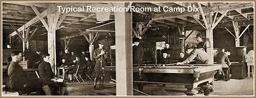 GGA Image ID # 1cee3f61a7 Typical Recreation Room at Camp Dix.