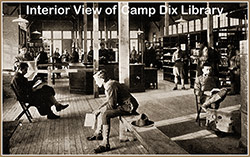GGA Image ID # 1cec0a50ad Interior View of the Camp Dix Library.