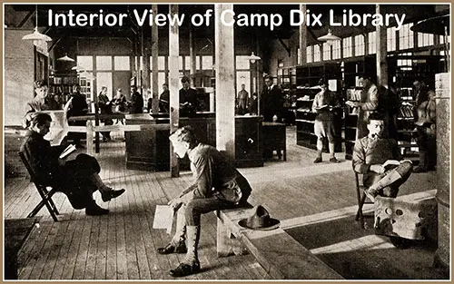 GGA Image ID # 1cec0a50ad Interior View of the Camp Dix Library.
