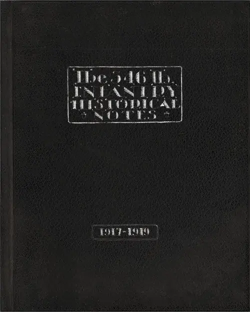 GGA Image ID # 1faef1e621 Front Cover, The 346th Infantry Historical Notes, 1917-1919 - World War I Unit History.