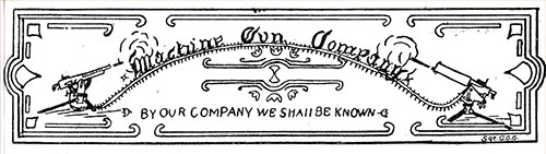 GGA Image ID # 1344226a8b Top Banner (Emblem), Machine Gun Company, 346th Infantry, 87th Division, AEF - 1919.
