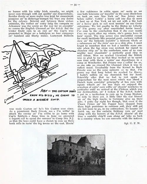 GGA Image ID # 134547d1b6 Historical Sketches by Pvt. Vince Blanc of Machine Gun Company, 346th Infantry, P. 2 of 2.