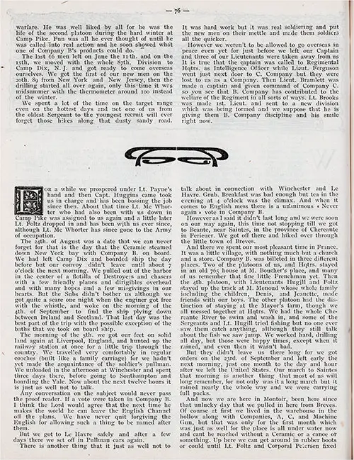 GGA Image ID # 1348ea80d9 Part 2 of 3, History of Company B, 346th Infantry, 87th Division of the AEF.