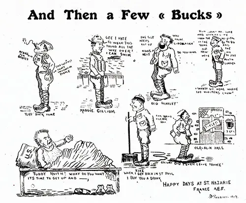 GGA Image ID # 135096e393 Cartoon About Buck Privates of Company "E" - 346th Infantry.