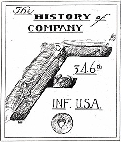 GGA Image ID # 134f04db16 Emblem for History of Company "F" of the 346th Infantry, 87th Division, AEF.