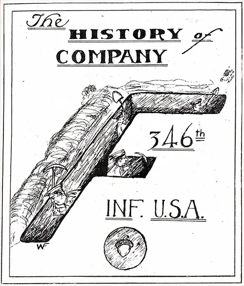 GGA Image ID # 134f04db16 Emblem for History of Company "F" of the 346th Infantry, 87th Division, AEF.