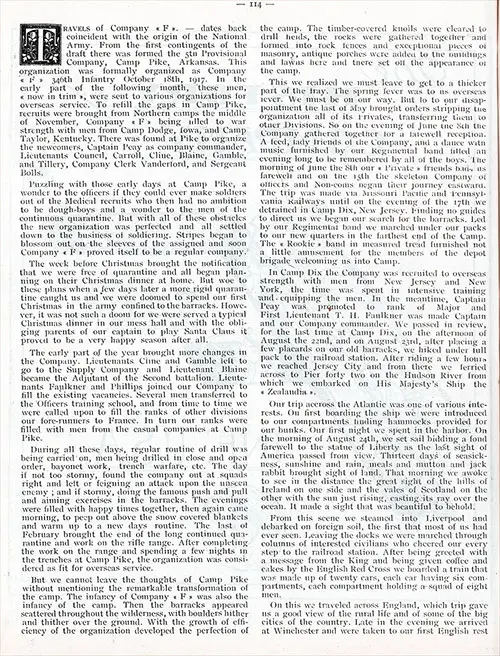 GGA Image ID # 134f952b05 Page 1 of 4, History of Company "F" of the 346th Infantry, 87th Division, AEF.