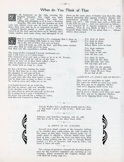 GGA Image ID # 13500c1d0c Page 3 of 4, History of Company "F" of the 346th Infantry, 87th Division, AEF.