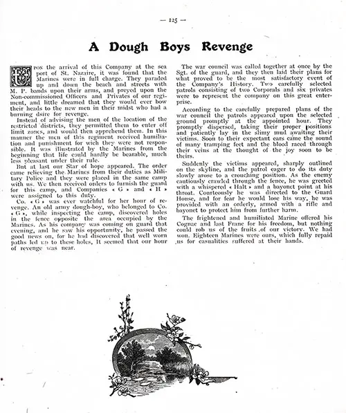 GGA Image ID # 137532c4ff Short Story by an Unknown Soldier of Company "G", 346th Infantry, AEF entitled "A Dough Boys Revenge."