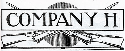 GGA Image ID # 13766d75cc Banner of Company "H," 346th Infantry, 87th Division, AEF.