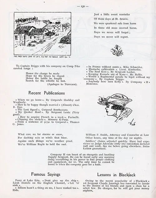 GGA Image ID # 13770013fe Anecdotes from the men of Company "H," 346th Infantry, 87th Division, AEF.
