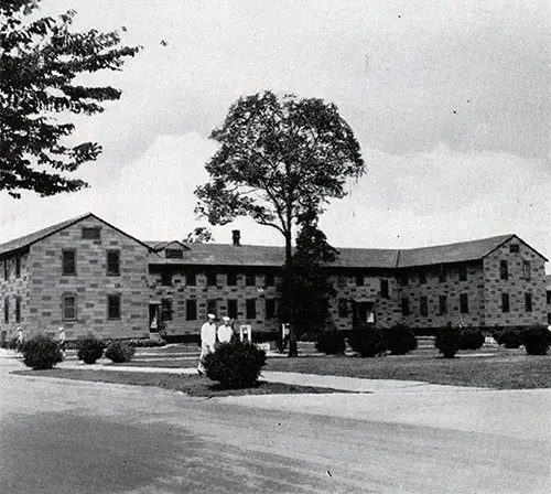 Typical Recruit Barracks at Great Lakes NTC, 1951.