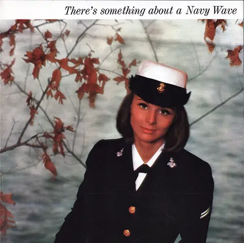 Front Cover, There's Something About a Navy WAVE. 1967 Brochure.