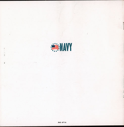 Back Cover, There's Something About a Navy WAVE. 1967 Brochure.
