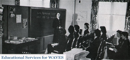Educational Services Offer an Anchor for the Future by Giving Courses Toward Academic Diplomas, Special Fields of Work, and Avocational Subjects.
