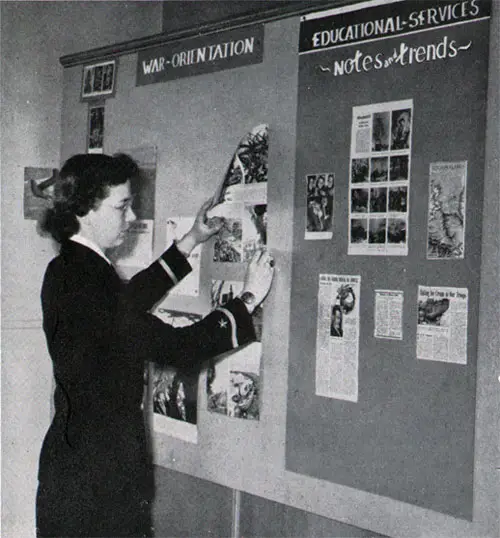 Bulletin Boards Keep Waves on the “Eso Beam” With the Flexible and Ever-Changing Movements of World Events . . . Up-To-Date News Is Posted Daily.