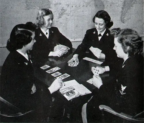 Friends Meet for a Game of Bridge, With Some Culbertson Guidance Along the Way. to Assist in Adding the Score.