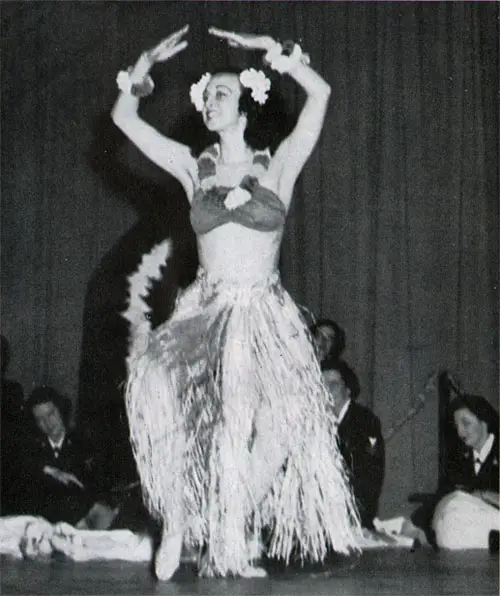 “Naturally Navy” . . . a Musical Smash Hit Presented in Celebration of Wave Quarters “D” Second Anniversary . . Recounting to Music the Imaginary Experiences of the First Contingent of Washington Waves As They Go Overseas to Hawaii.
