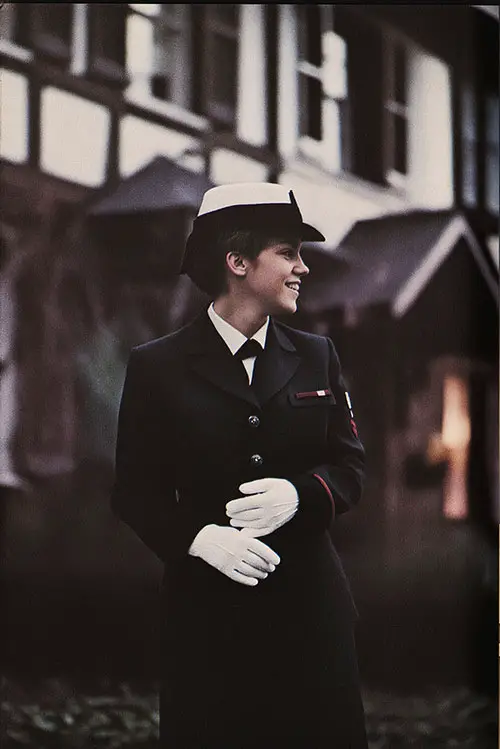 Women Petty Officer in Dress Blues