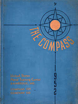 GGA Image ID # 169274b4ba Front Cover, Great Lakes USNTC "The Compass" 1952 Company 440.