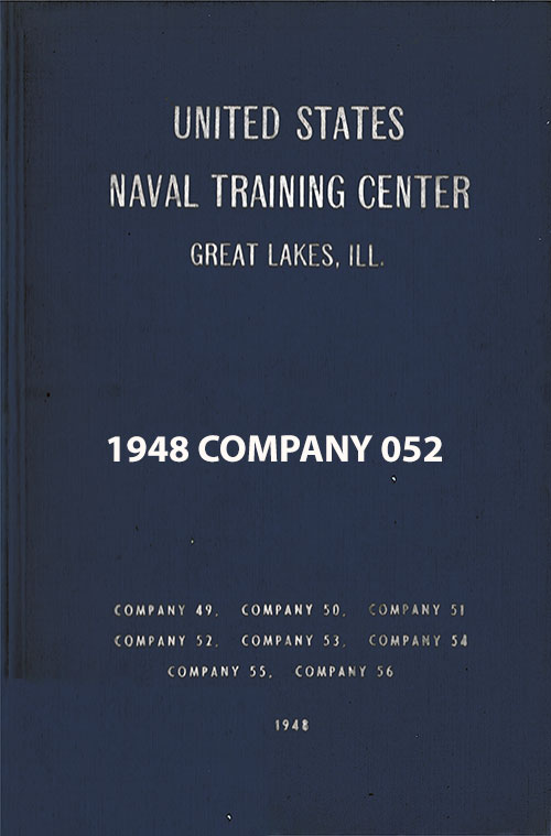 Front Cover, Great Lakes USNTC "The Keel" 1948 Company 052.