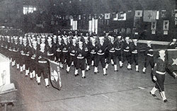 Sailors Passing in Review, NTC Great Lakes Graduation Ceremony, Company 569 (1960)