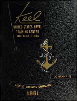 GGA Image ID # 138946d5d6 Front Cover, Great Lakes USNTC "The Keel" 1961 Company 056.