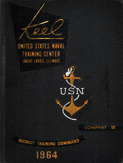 GGA Image ID # 1362e323c1 Front Cover, Great Lakes USNTC "The Keel" 1964 Company 109.