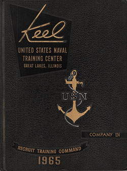GGA Image ID # 1361da4ba7 Front Cover, Great Lakes USNTC "The Keel" 1965 Company 124.
