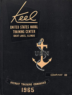 GGA Image ID # 16776c8c17 Front Cover, Great Lakes USNTC "The Keel" 1965 Company 688.