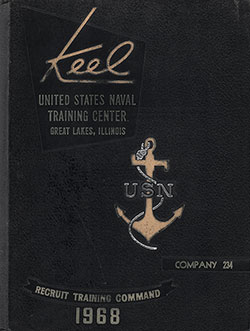 GGA Image ID # 16983766a2 Front Cover, Great Lakes USNTC "The Keel" 1968 Company 234.