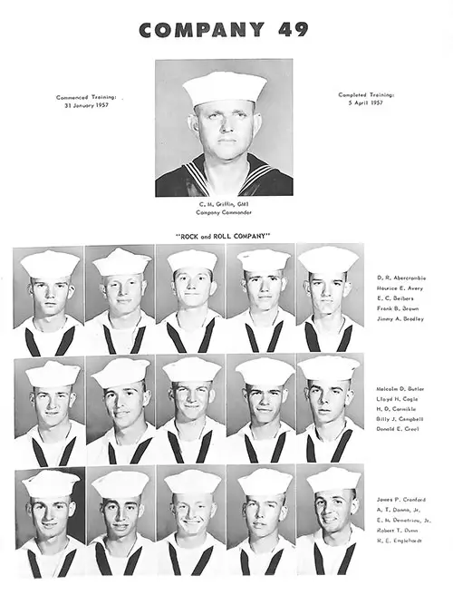 GGA Image ID # 1abde377f1 Company 57-049 San Diego NTC Recruits, Page 1.