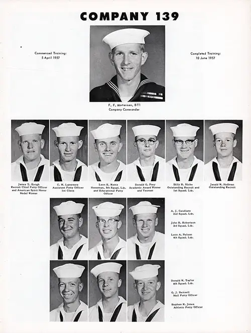 GGA Image ID # 13f6517c34 Company 57-139 San Diego NTC Recruits, Page 1.