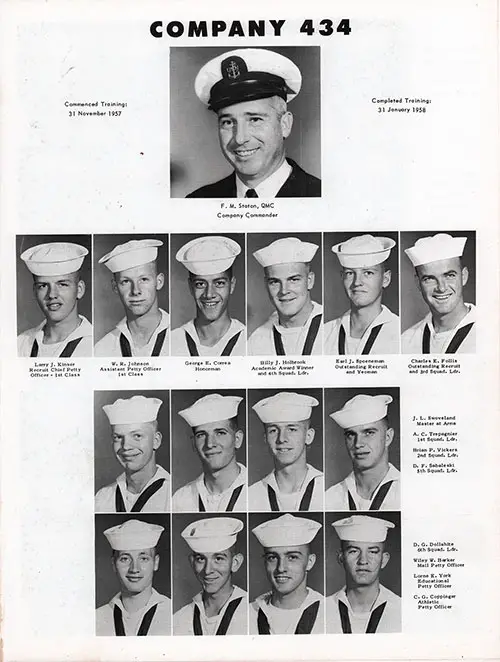 GGA Image ID # 16cfb1990f Company 57-434 San Diego NTC Recruits, Page 1.