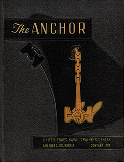 GGA Image ID # 1302e2af8d Front Cover, Navy Boot Camp Yearbook "The Anchor," United States Naval Training Center, San Diego, CA, Company 1958-362.
