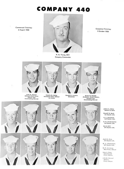 GGA Image ID # 1ac1989474 Company 58-440 San Diego NTC Recruits, Page 1.