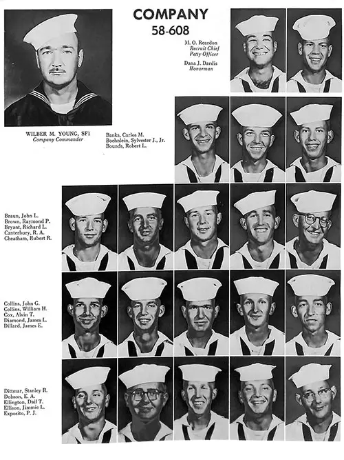 GGA Image ID # 1ac506f685 Company 58-608 San Diego NTC Recruits, Page 1.