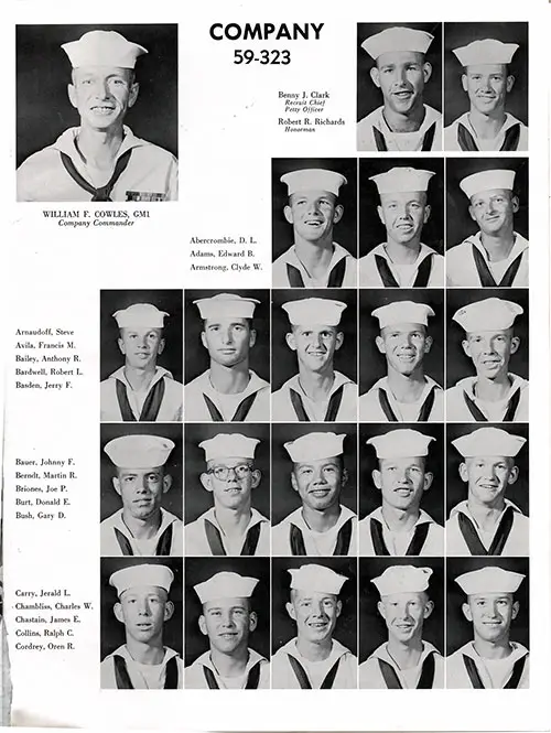 GGA Image ID # 1ac70932b7 Company 59-323 San Diego NTC Recruits, Page 1.