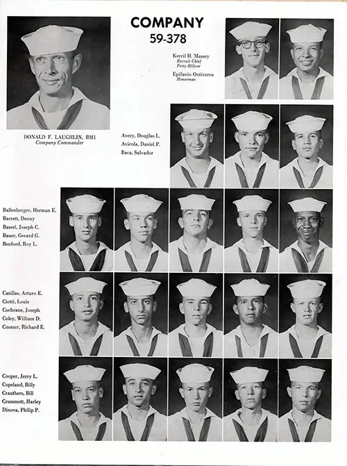 GGA Image ID # 1acae9c4b1 Company 59-378 San Diego NTC Recruits, Page 1.